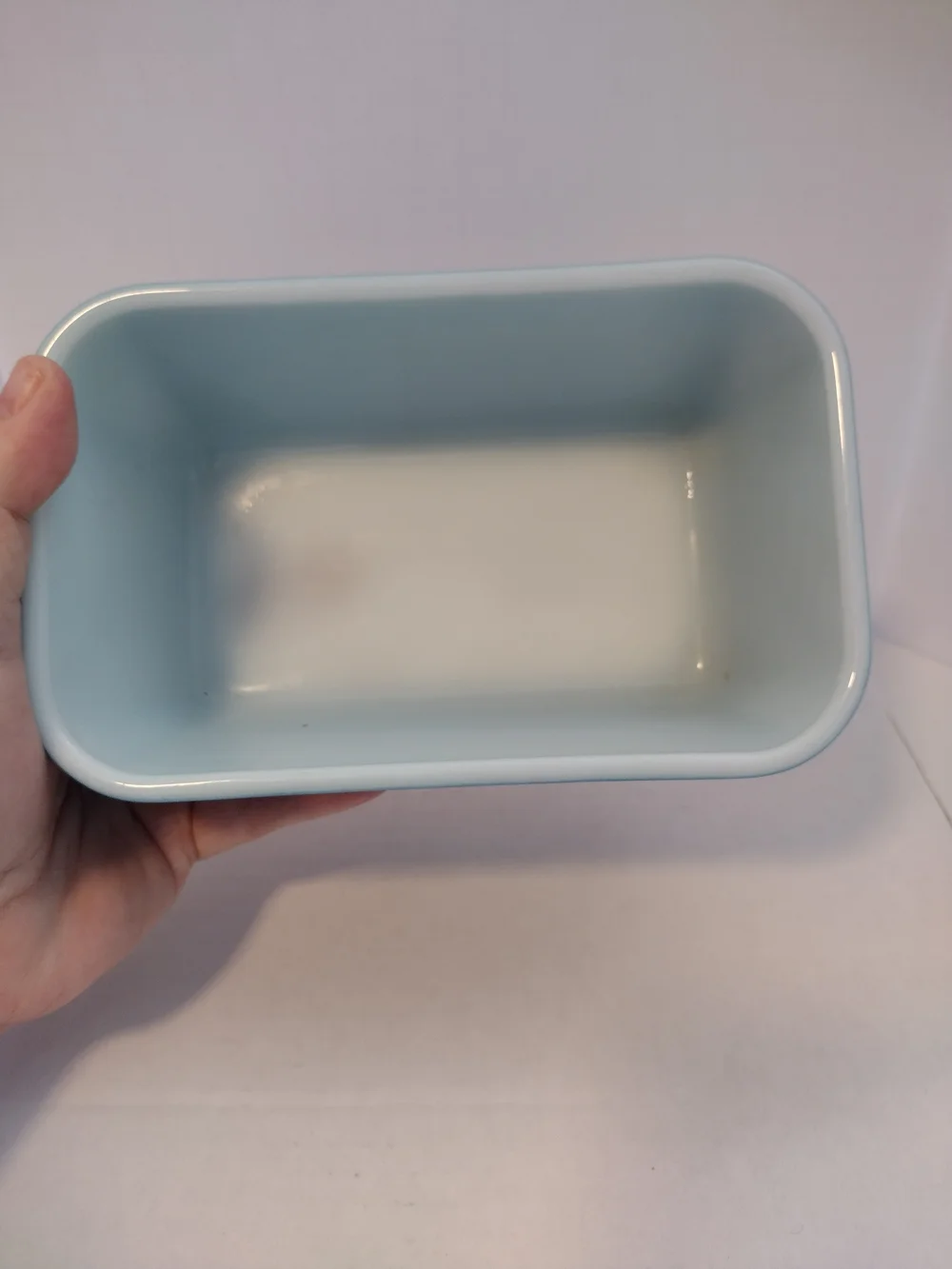 Pyrex Rectangular Blue Ceramic Baking Dish